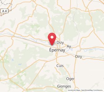 Map of Mardeuil, Grand Est