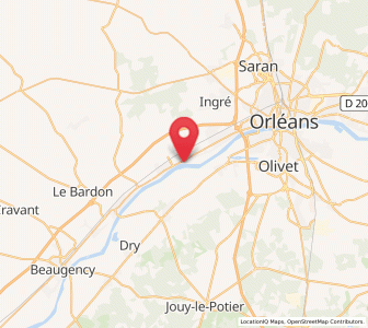 Map of Mareau-aux-Prés, Centre
