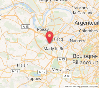 Map of Mareil-Marly, Île-de-France