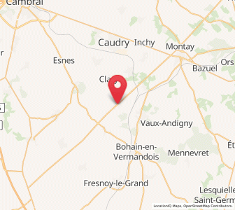 Map of Maretz, Hauts-de-France