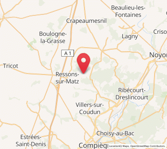 Map of Mareuil-la-Motte, Hauts-de-France