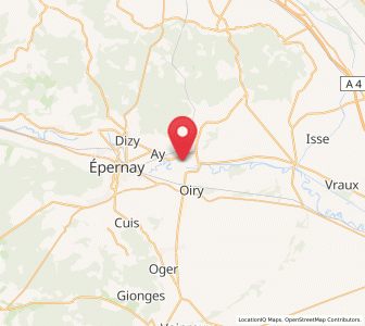 Map of Mareuil-sur-Ay, Grand Est