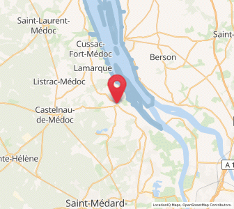 Map of Margaux, Nouvelle-Aquitaine