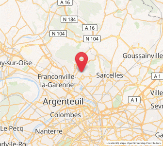 Map of Margency, Île-de-France