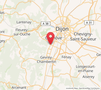 Map of Marsannay-la-Côte, Bourgogne-Franche-Comté