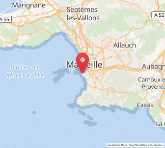 Map of Marseille Roucas-Blanc, Provence-Alpes-Côte d'Azur