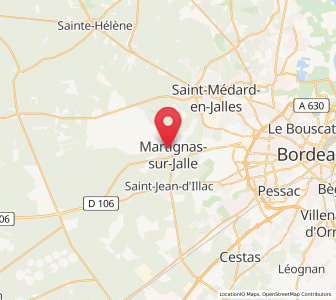 Map of Martignas-sur-Jalle, Nouvelle-Aquitaine