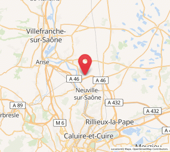 Map of Massieux, Auvergne-Rhône-Alpes
