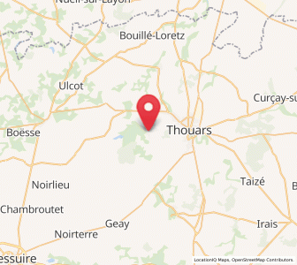 Map of Mauzé-Thouarsais, Nouvelle-Aquitaine