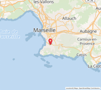 Map of Mazargues, Provence-Alpes-Côte d'Azur