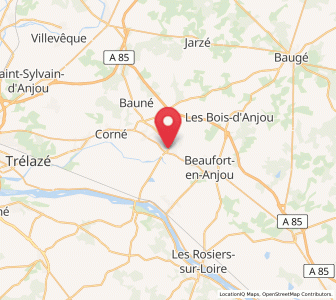 Map of Mazé, Pays de la Loire