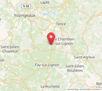 Map of Mazet-Saint-Voy, Auvergne-Rhône-Alpes