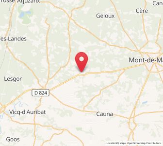Map of Meilhan, Nouvelle-Aquitaine