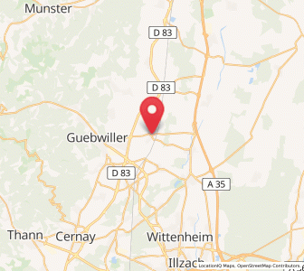 Map of Merxheim, Grand Est