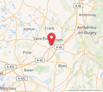 Meximieux, Auvergne-Rhône-Alpes lever et coucher du soleil