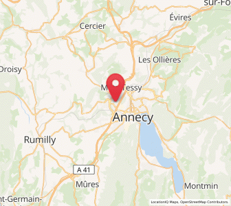 Map of Meythet, Auvergne-Rhône-Alpes