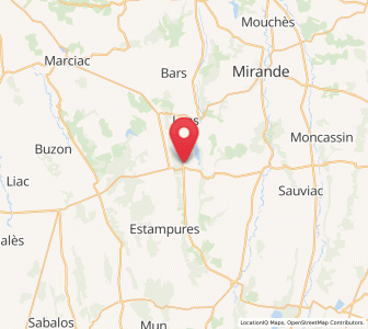 Map of Miélan, Occitanie