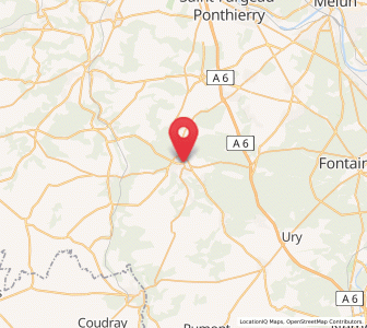 Map of Milly-la-Forêt, Île-de-France