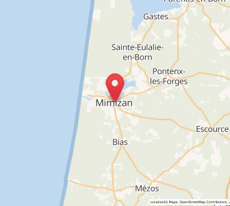 Map of Mimizan, Nouvelle-Aquitaine