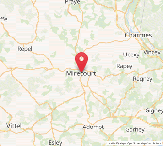 Map of Mirecourt, Grand Est