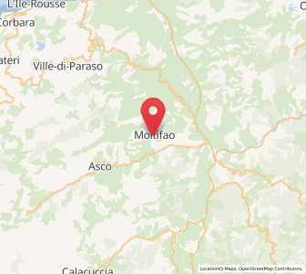 Map of Moltifao, Corsica