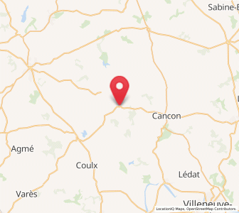 Map of Monbahus, Nouvelle-Aquitaine