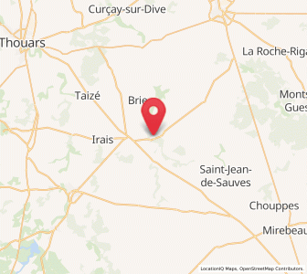 Map of Moncontour, Nouvelle-Aquitaine