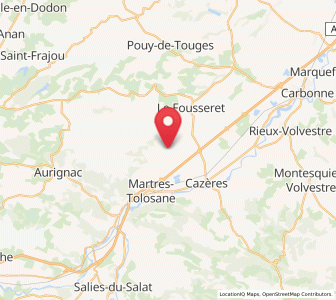 Map of Mondavezan, Occitanie