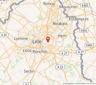 Map of Mons-en-Barœul, Hauts-de-France