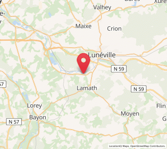 Map of Mont-sur-Meurthe, Grand Est