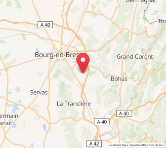 Map of Montagnat, Auvergne-Rhône-Alpes