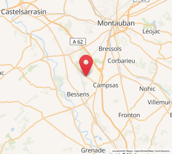 Map of Montbartier, Occitanie