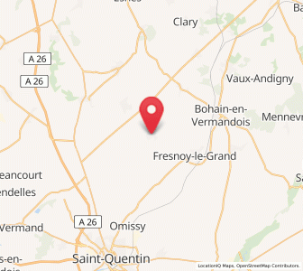 Map of Montbrehain, Hauts-de-France