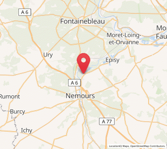 Map of Montcourt-Fromonville, Île-de-France
