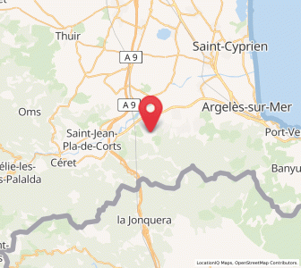Map of Montesquieu-des-Albères, Occitanie