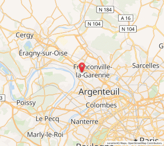 Map of Montigny-lès-Cormeilles, Île-de-France
