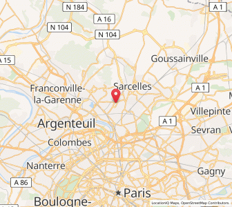 Map of Montmagny, Île-de-France