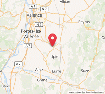 Map of Montmeyran, Auvergne-Rhône-Alpes