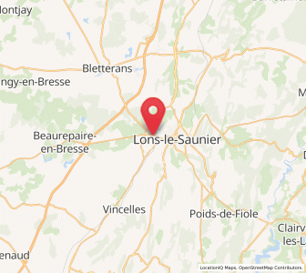 Map of Montmorot, Bourgogne-Franche-Comté