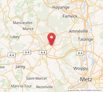 Map of Montois-la-Montagne, Grand Est