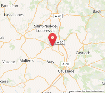 Map of Montpezat-de-Quercy, Occitanie