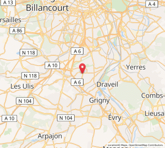 Map of Morangis, Île-de-France