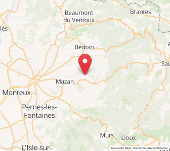 Map of Mormoiron, Provence-Alpes-Côte d'Azur