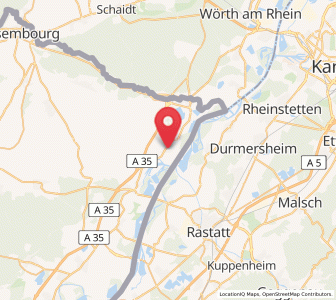 Map of Mothern, Grand Est