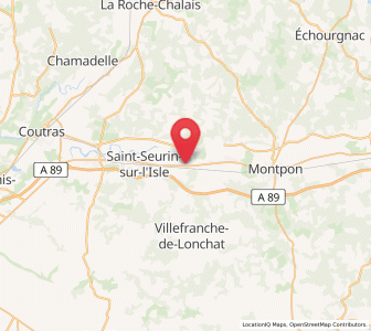Map of Moulin-Neuf, Nouvelle-Aquitaine