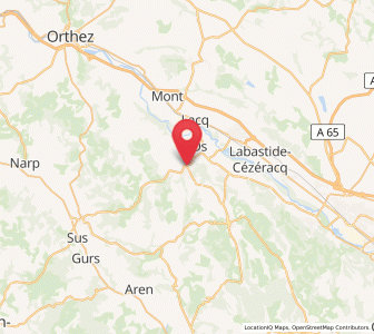 Map of Mourenx, Nouvelle-Aquitaine