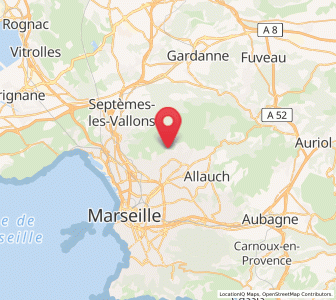 Map of Mouret, Provence-Alpes-Côte d'Azur