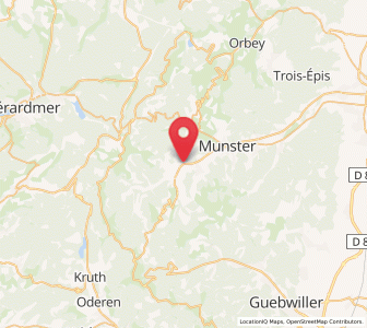 Map of Muhlbach-sur-Munster, Grand Est