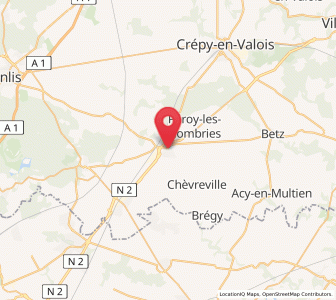 Map of Nanteuil-le-Haudouin, Hauts-de-France