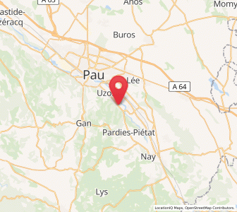 Map of Narcastet, Nouvelle-Aquitaine